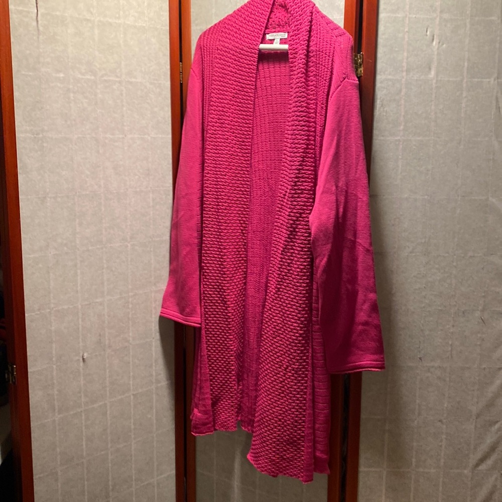 Notations pink sweater Sz 2x